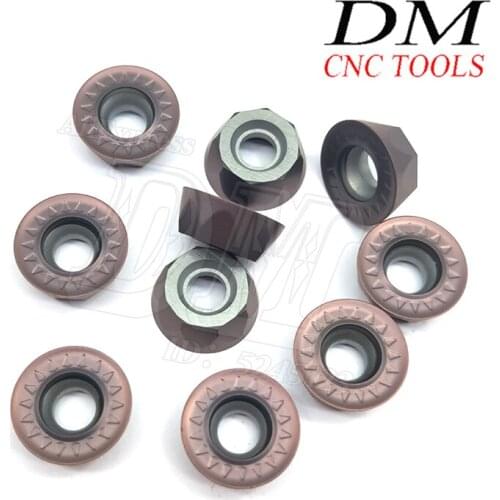 RPMT1204MOE-JS round milling insert R6 milling tool milling attachment for machining stainless steel CNC milling machine tools