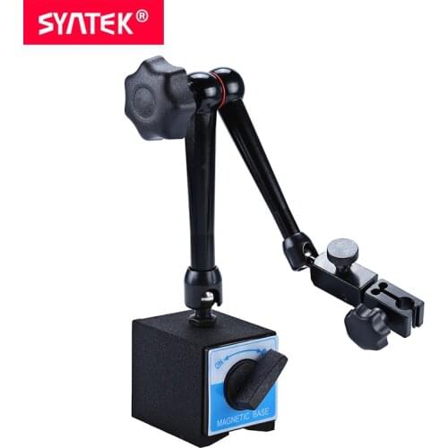 Syntek Universal Adjustable Gauge Stand Holder Magnetic Base Holder 80kg Strong Digital Level Dial Test Indicator Tool CE SGS