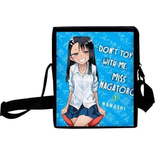 Nagatoro Funny Casual Mini Crossbody Bag Mens Shoulder Bag Men Diagonal Small Backpack Light Messenger Phone Bag