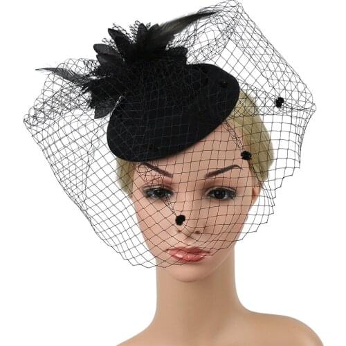 Top hat Women Hats Fascinators Hats Pillbox Hat Cocktail Tea Party Headwear for Girls Women Kapelusz Damski Mütze Fascinators