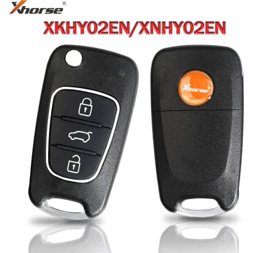 10pcs/lot Xhorse 3 Buttons Universal Wire Remote Car Keys for Hyundai VVDI Key Tool MAX VVDI2 MINI Programmer XKHY02EN