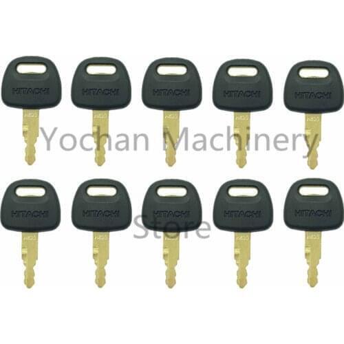 10 PCS H800 Excavator Ignition key For Hitachi ZAX ZAXIS Grab BU0028 High Quality
