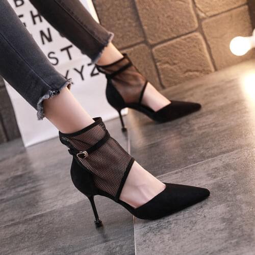 2021 Star style Rhinestones chains Women Sandals Fashion Thin High heels Zip Gladiator Sandals Elegant Summer Party Prom Shoes