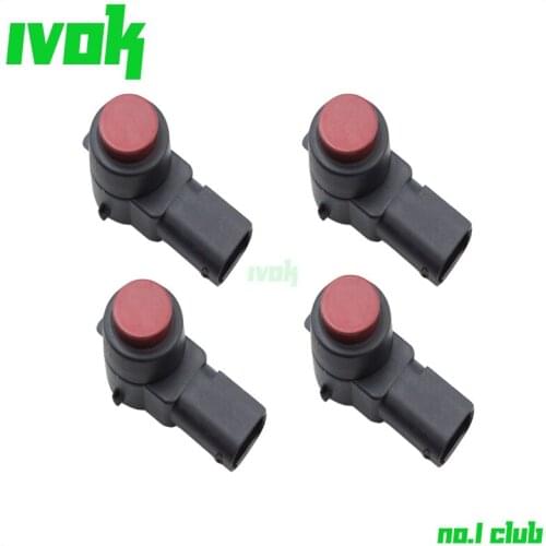 4Pcs/lot Parking Distance Control PDC Sensors Assistance For Citroen Berlingo Peugeot 407 RCZ 9663821577X6 0263003771 Pearl Red