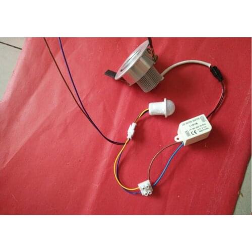 50 pieces Fedex 4 - 6 meters 110 - 220 V 40 W Infrared Body Induction Switch Light Control Ceiling Lamp Motion Sensor Detector