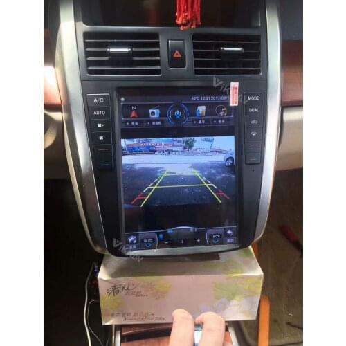 2din Android car autoradio 10.4 inch for-Nissan teana 2003-2007 Tesla style stereo video car radio multimedia player DVD player