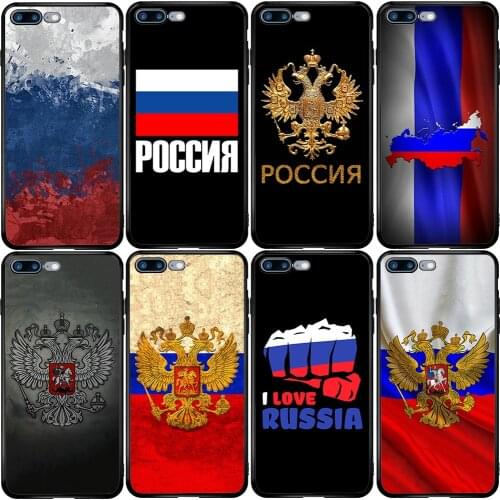 Phone Case for Xiaomi Redmi Note 9A 8 8T 7 6 7A 6A 5A 5 A1 A2 A3 Pro Max Plus Lite Russia Flag Coat of Arms