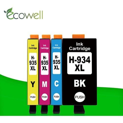 ECOWELL 934xl Ink Cartridges Replacement For HP934XL HP934 935 for HP Officejet Pro 6812 6830 6230 6820 6815 6835 printer hp 934