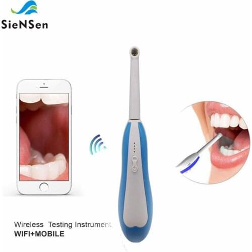SieNSen Wireless Testing Instrument Wifi+Mobile HD 702P Intraoral Camera Used for IOS/Android/Windows WS-601 Wifi Endoscope