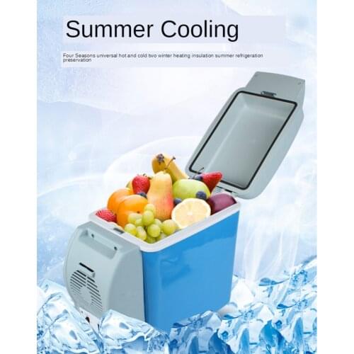 7.5L Mini Car Fridge Car Refrigerator Car Freezer Portable Compact 12V Travel Refrigerator Car Fridge Electric Cooler Warmer Box