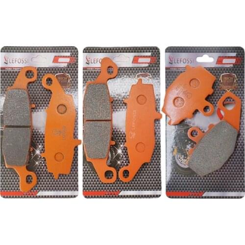 Motorcycle Front Rear Brake Pad For Kawasaki ER-6F 06-16 ER-6N 06-16 ZRX400 96 KLE650 07-14 Z750 05-07 ZR750 96-98 GPZ1100 96-98
