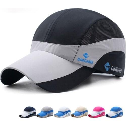 Mens Hat Spring and Summer Outdoor Travel Sun Hat Fashion Casual Sun Hat Color Matching Plus Net Cap