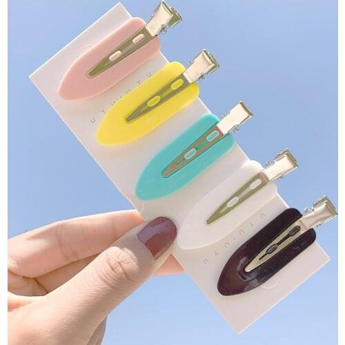 Set Box 4Pcs Hair Clips Bangs Clip Makeup Hair Styling Hair Tools Women Girls Barrettes Accessories Hair Headdress