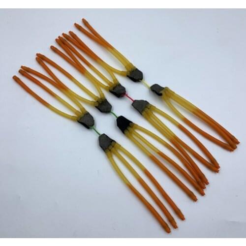 2pcs New high quality rubber band outdoor slingshot hunting shooting high power shooting slingshot rubber band