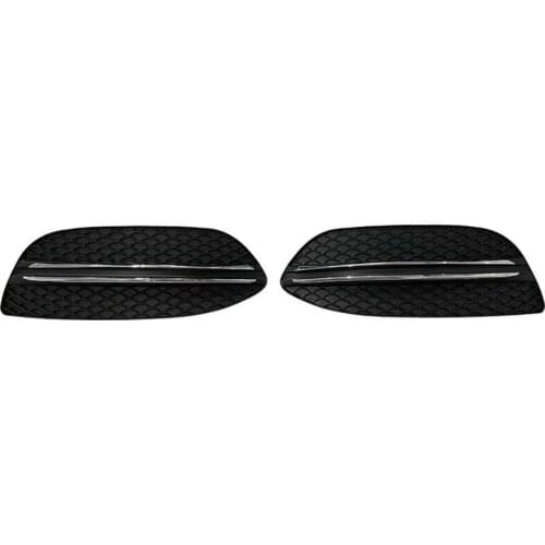 Front Bumper Grille Fog Light Cover & Chrome Trims for Mercedes-Benz C Class W205 C180 C200 C250 2058851223 2058851123