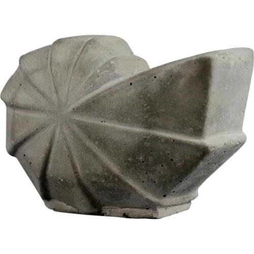 DIY Silicone Mold Shell Shape Flowerpot Concrete Mould Home Handmade Decorative Craft Tool
