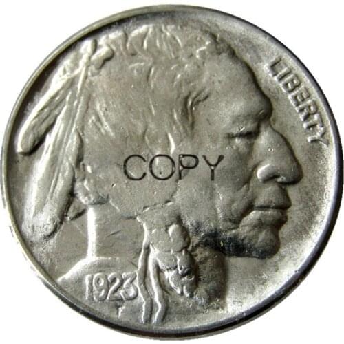 US 1923 P,S Buffalo Nickel Five Cents Copy Coins