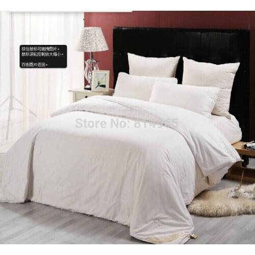 High Quality Mulberry silk Filled Winter 2600g Duvet Quilt Comforter King 240X210cm