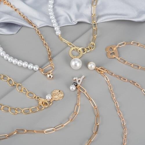 Женские ожерелья из жемчуга XP China At AliExpress