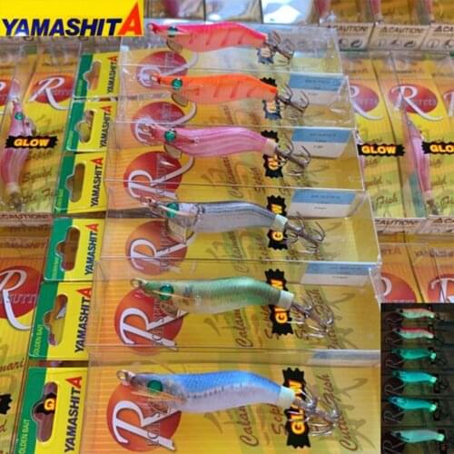 YAMASHITA, Japan Europe and the United States version of squid hook road and luminous wood shrimp sea fishing bait tube hook