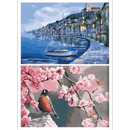 Yunxi art, seascape DIY Painting By Numbers Drawing Painting By Numbers Kits Paint On Canvas painting on wall crafts gift RS280