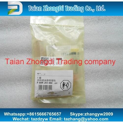 100% original Common rail injector repair kits F00RJ03484 (include DSLA140P1723,F00RJ02130,F00VC99002) for 0445120123, 4937065
