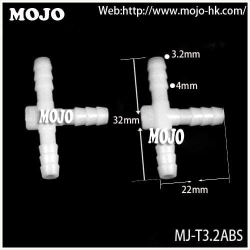 2020 Free shipping!! MJ-T3.2ABS Water fitting connector (10pcs/lots)