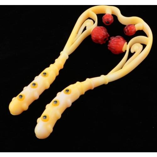 4 Balls Manual Cervical Spine Neck Shoulder Body Pain Stiffness Soreness Stress Fatigue Relief Massager Roller Ball Stick Wand