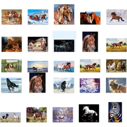 A6608 Man and Horse cross stitch kit people 18ct 14ct 11ct count print canvas stitches embroidery DIY handmade needlework