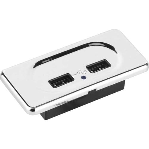 RV Led Dual Usb Charger 3.1A Car Charger For 12/24V Caravan Boat Replacement Camping Accessories