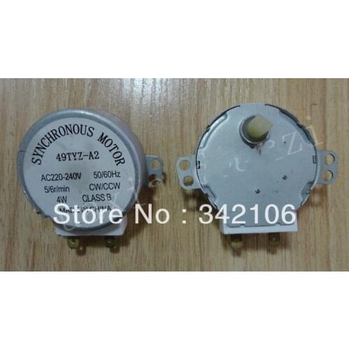 Free Shipping! Microwave Synchronous Motor 49TYZ-A2 microwave turntable motor 220V4W module sensor