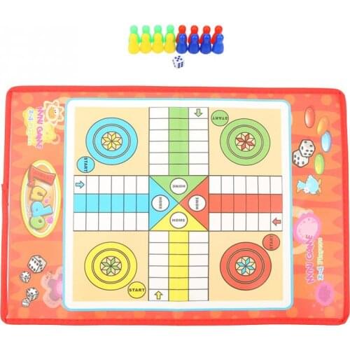 Kids Classic Flight Chess Game Ludo Chess Game Family Party Children Fun Board Game Toys Educational Toys For Children Fun Gifts