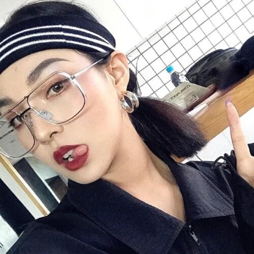 HJYBBSN Women's Square Sunglasses