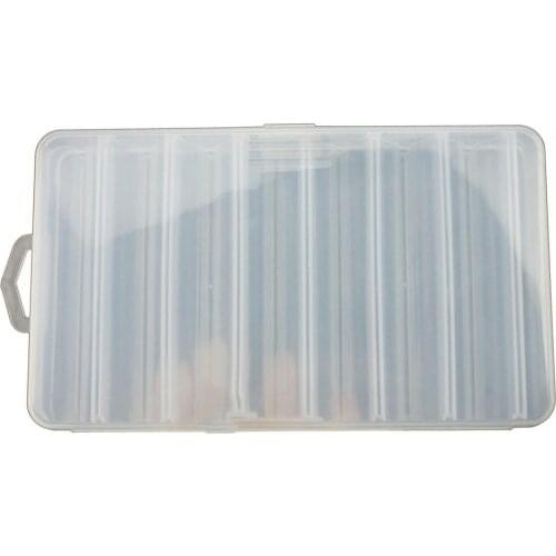 Fishing Tackle Box Double Sided 14 Compartments Sturdy Transparent Hard Plastic Lure Container for Lure fishing tackle box