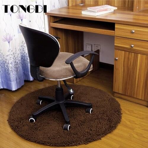 TONGDI Carpet Mat Soft Microfiber Chenille Non-slip Rug Decoration For Home Parlour Shower Bathroom Living Kitchen Room