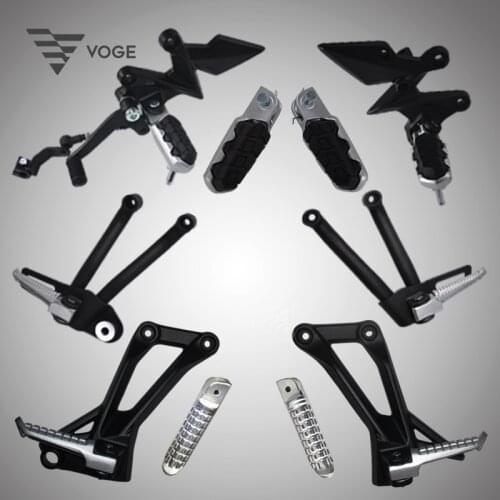 Motorcycle Lx300-6a 300r Lx300ac Lx300rr Left and Right Main and Auxiliary Foot Rest Pedals Apply for Loncin Voge