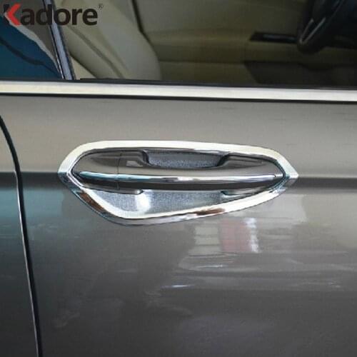 For Ford Fusion Contour 2013 2014 ABS Chrome Side Door Handle Bowl Catch Cover Trim Exterior Accessories Car Styling