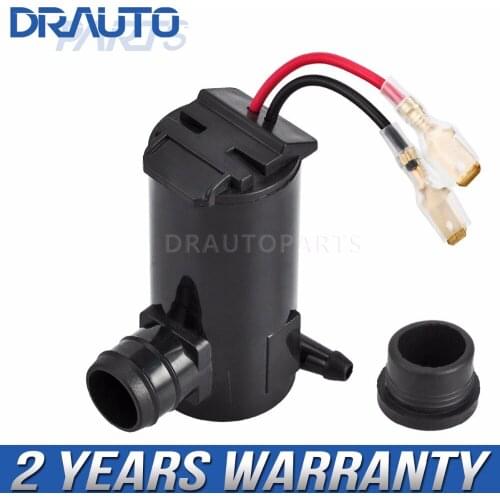 Rear Windshield Wiper Washer Pump For Honda Jazz 2002 2003 2004 with 2 wires