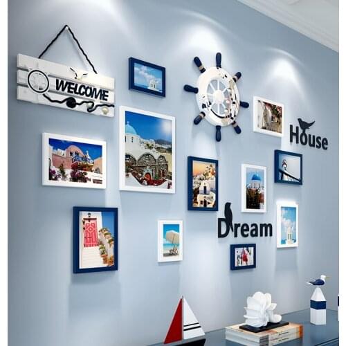 Childrens Room Wall Wall Pendant Bar Wall Creative Tire Rudder Ornaments