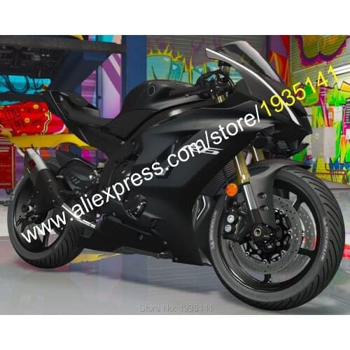 Newest Fairing Kits For YZF R6 2017 2018 2019 2020 YZF-R6 17 18 19 20 Matte Black Motorcycle ABS Body Kit (Injection molding)