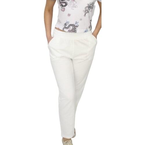 Beli Fitted Tracksuit Bottom-ECRU