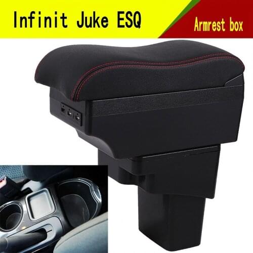 For Car Nissan Juke Infinit ESQ Armrest Box central Store content Storage arm support elbow rest