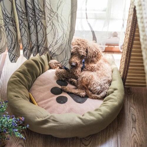 M Dog Bed Cama Perro Hondenmand Washable Mat In The Winter To Keep Warm Pet Supplies Four-Season All-Purpose лежанка для собак