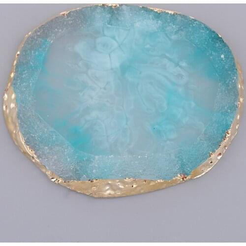 Resin Nail Art Palette, Color Mixing Plate, Jewelry Display Pad, Cup Coaster for