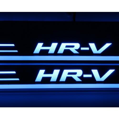 Welcome Pedal Lights For Honda HR-V HRV 2016 2017 2018 2019 Pedal car Door Sill Pathway Lamps led thresholds scuff plates AUTO
