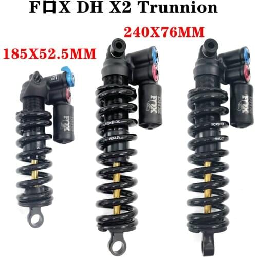 DH X2 Trunnion 185X52.5MM 240X70MM rear shock absorber spring rear shock absorber mountain bike rear shock absorber