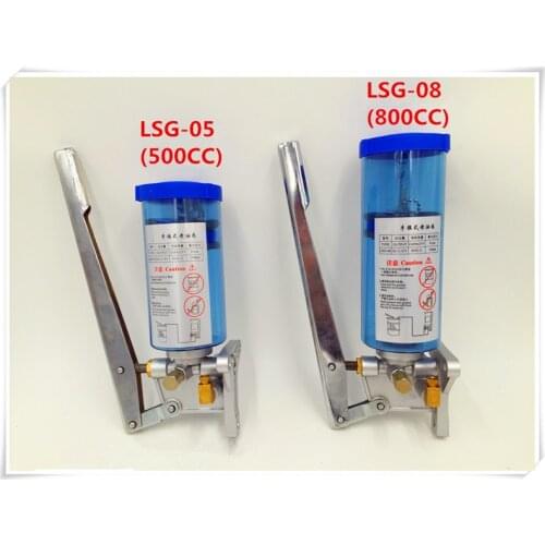 6mm outlet/500cc Manual Lubrication grease Pump/hand operated grease lubricator/lubricating unit for lubrication system