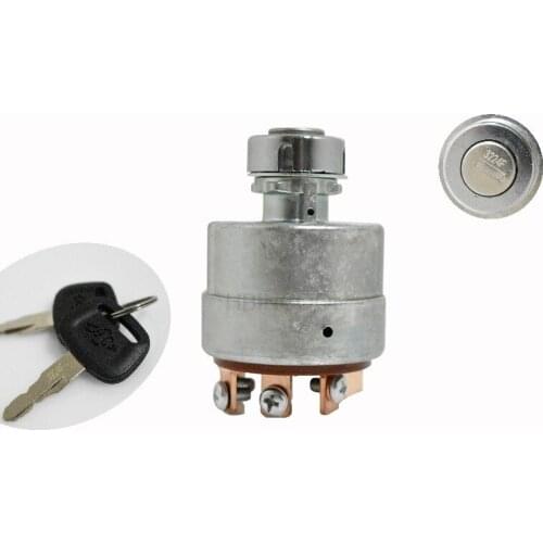 FORklift starter switch ignition lock key switch preheat start switch JK406C suitable FOR original factory installation