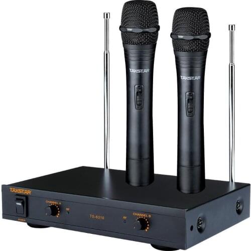 Takstar TS-6310HH 2-channel wireless microphone with dual receiver / VHF transmitter for karaoke and live