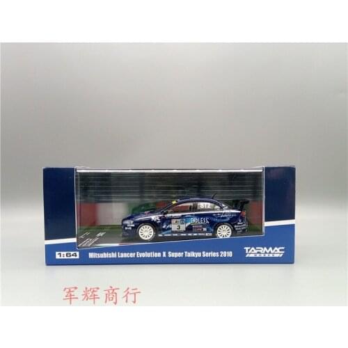 TW Tarmac 1:64 Mitsubishi EVO X Lancer Diecast Collection of Die-casting Simulation Alloy Model Children Toys